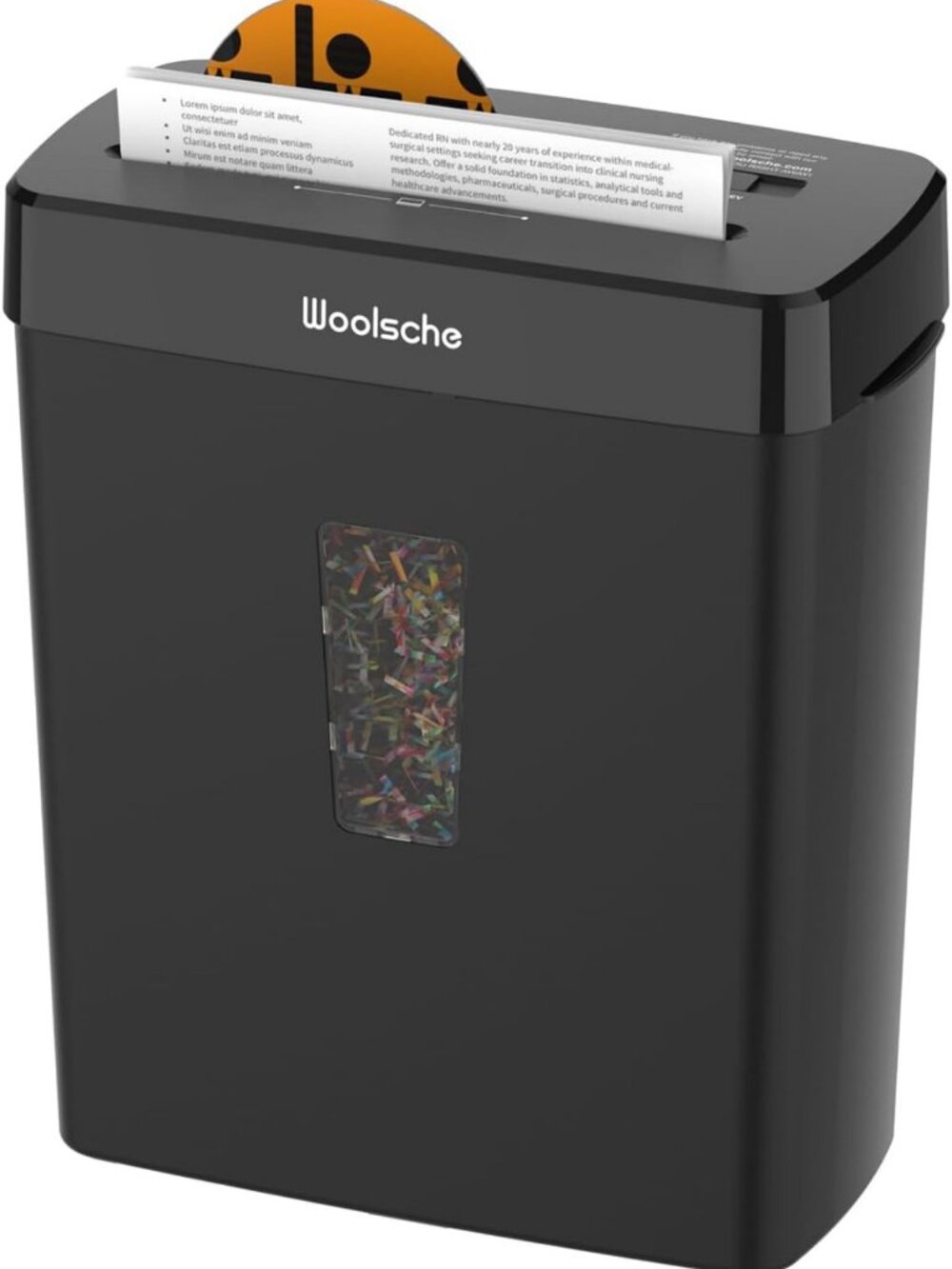 10-Sheet Cross Cut Paper Shredder, P-4 Security, Shreds CDs & Credit Cards